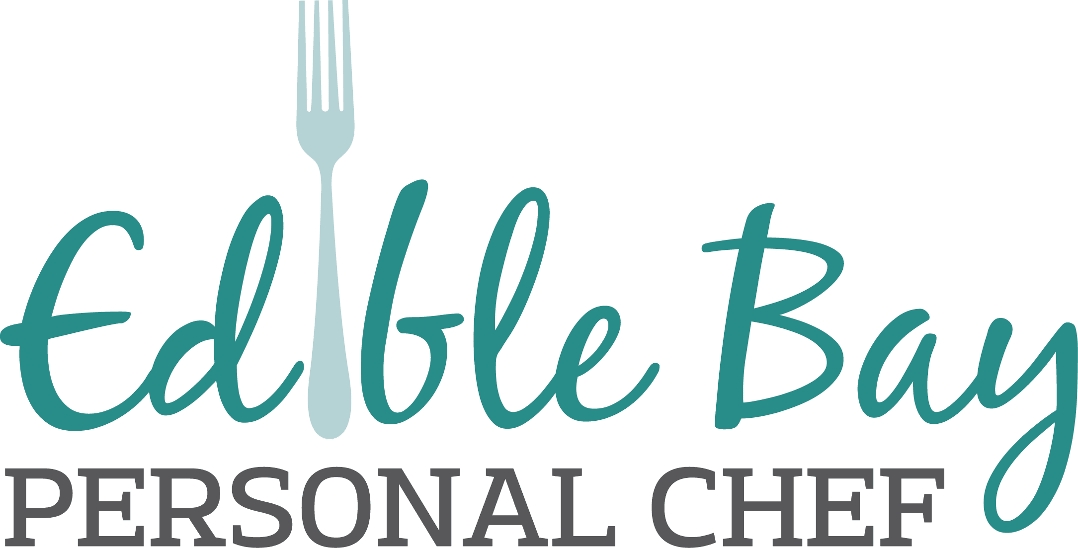Edible Bay Personal Chef primary full color logo Chef-Crafted Inflight Meals for Northwest Florida airports